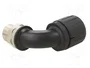 HELLERMANNTYTON Conector angular 90° HelaGuard M20