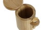 DKD Home Decor Azucarero de Bambú Natural con Tapa y Cuchara