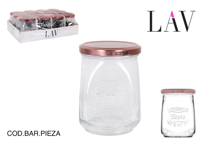 LAV Bote con Tapa Tasty 550 cc (Pack de 12) LAV Bote con Tapa Tasty 550 cc (Pack de 12)