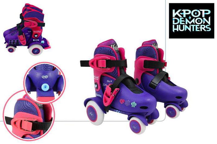 Color Baby Patines Infantiles Kpop Demon Hunters Ruedas Grandes Talla 27/30.5 Color Baby Patines Infantiles Kpop Demon Hunters Ruedas Grandes Talla 27/30.5