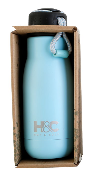 WECOOK Botella Térmica Acero Inox 350 ml Turquesa