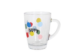 La Mediterranea Mug C/Asa Vega "Happy" 30 cl (24 Unidades)