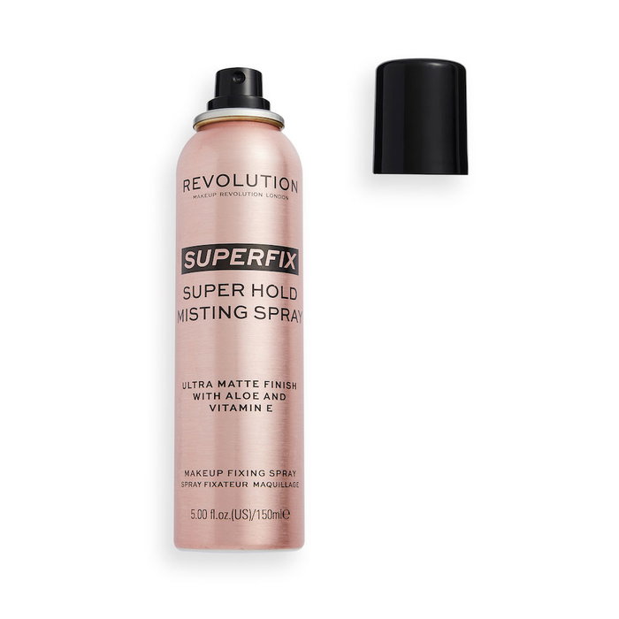 Revolution Make Up SUPERFIX Super Hold Misting Spray 150 ml - Fijador de Maquillaje con Efecto Mate y Larga Duración