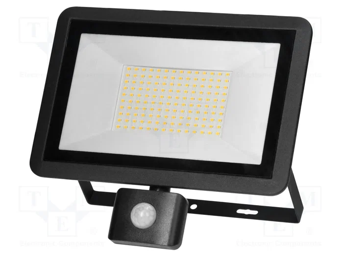 ADVITI Foco LED 100W con Sensor de Movimiento Negro ADVITI Foco LED 100W con Sensor de Movimiento Negro