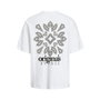 Camiseta de Manga Corta Hombre Jack & Jones 12252953-177627 Blanco (XL)