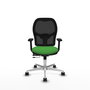 PIQUERAS Y CRESPO Silla de oficina Jorquera Verde con mecanismo Sincro/Traslack