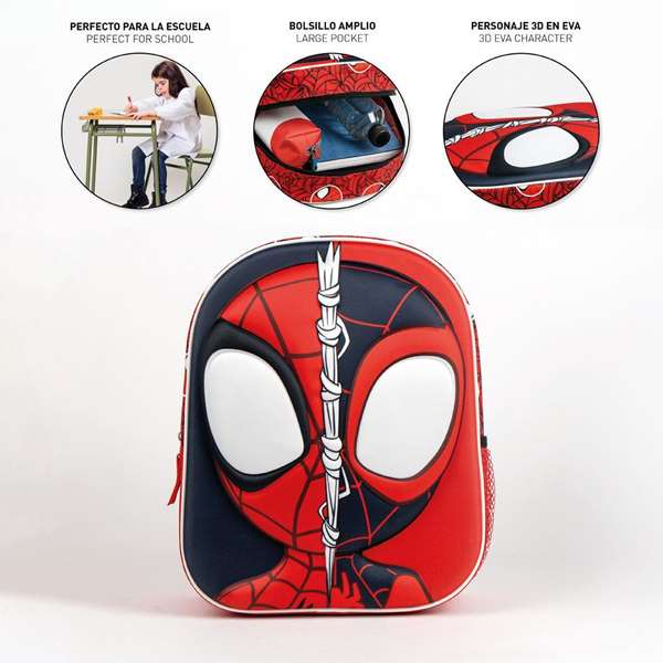 Cerdá Mochila Infantil 3D Spidey 25.0 x 31.0 x 10.0 cm
