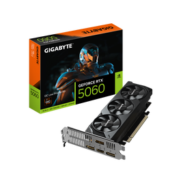 Gigabyte GeForce RTX 5060 OC Low Profile 8GB GDDR7 Tarjeta Gráfica - GV-N5060OC-8GL, PCI-E 5.0, 128bit, 2512MHz