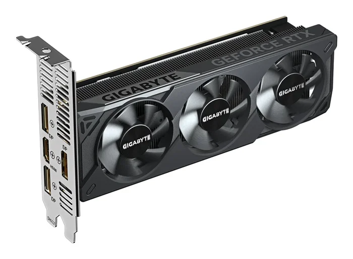 Gigabyte GeForce RTX 5060 OC Low Profile 8G - Tarjeta Gráfica NVIDIA, 8GB GDDR7 128-bit, PCIe 5.0, 2512 MHz, 3x DisplayPort, Arquitectura Blackwell