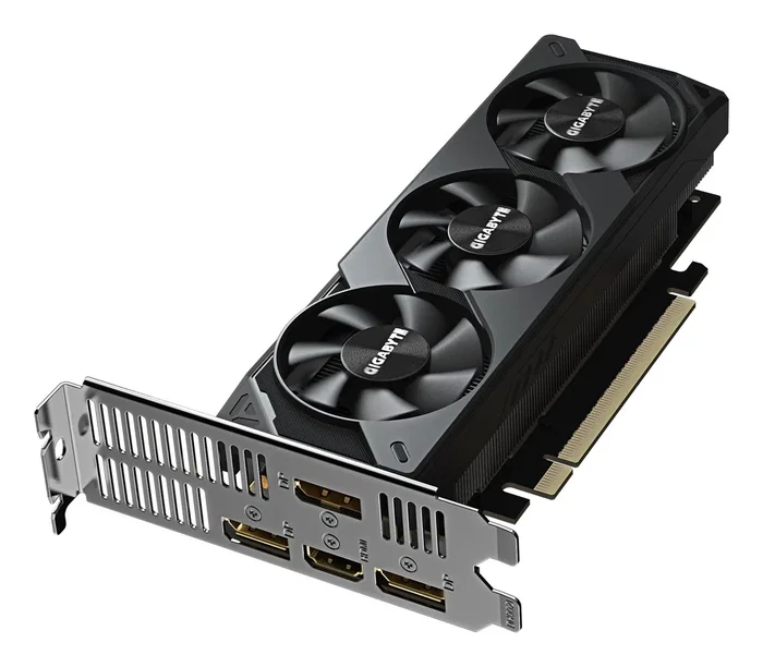 Gigabyte GeForce RTX 5060 OC Low Profile 8G - Tarjeta Gráfica NVIDIA, 8GB GDDR7 128-bit, PCIe 5.0, 2512 MHz, 3x DisplayPort, Arquitectura Blackwell