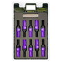 Omp OMP SPEED Juego de 20 Tornillos con Protector de Aluminio Morado M12x1.5 28mm