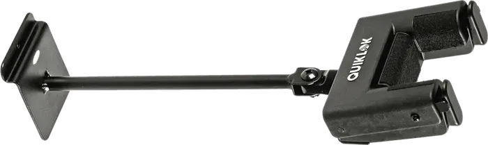 QUIKLOK Soporte Guitarra Pared Slatwall Extra Largo Negro para Expositor QUIKLOK Soporte Guitarra Pared Slatwall Extra Largo Negro para Expositor