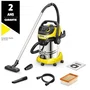 Karcher WD 6 PS V-30/8/35/T Aspirador en Seco y Húmedo - Depósito 30L - 1300W - Toma de Corriente Portátil y Soplador