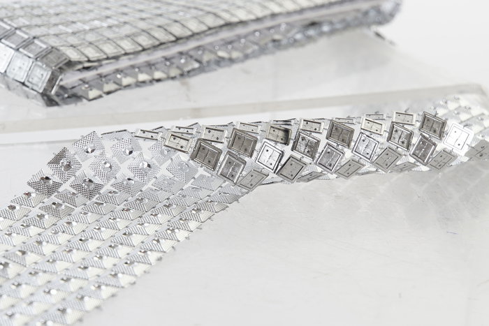 DKD Home Decor Decoracion Navidad Moderna Plateado PVC 5 x 0.1 x 300 cm