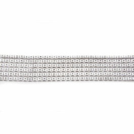 DKD Home Decor Decoración PVC Plateada 300x5x0,1 cm