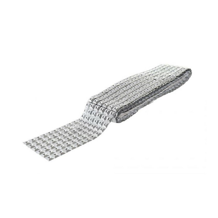 DKD Home Decor Decoración PVC Plateada 300x5x0,1 cm