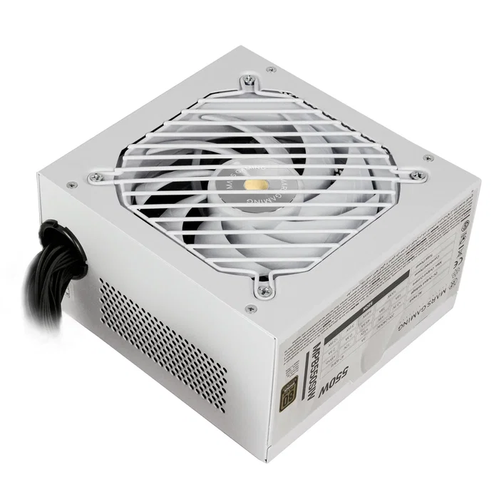 Mars Gaming MPB550SIW Fuente de Alimentación 550W Blanco 80 Plus Bronze