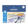 Canson Minipack de Papel para Acuarela y Témpera Basik 6 Hojas 24x32 cm