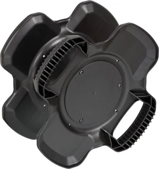 Brennenstuhl 1169700010 - Tambor Vacío para Alargador Eléctrico de Goma X-Gum, Resistente a Impactos, Aceite y UV, 250x130x250 mm