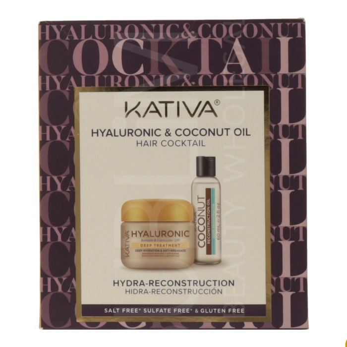 Kativa Pack Hyaluronic & Coconut Oil (150 ml + 60 ml) Kativa Pack Hyaluronic & Coconut Oil (150 ml + 60 ml)