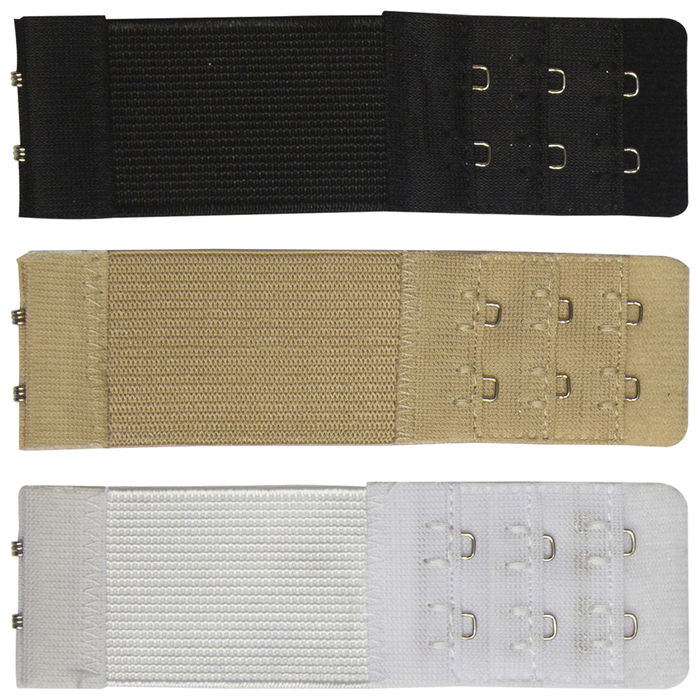 Cosmetic Club Juego 3 Extensiones Sujetador Doble y Simple Colores Surtidos