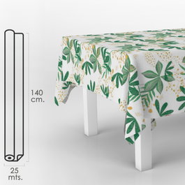 ORYX Mantel Hule Primavera con Motivos Florales de 140 cm x 20 m