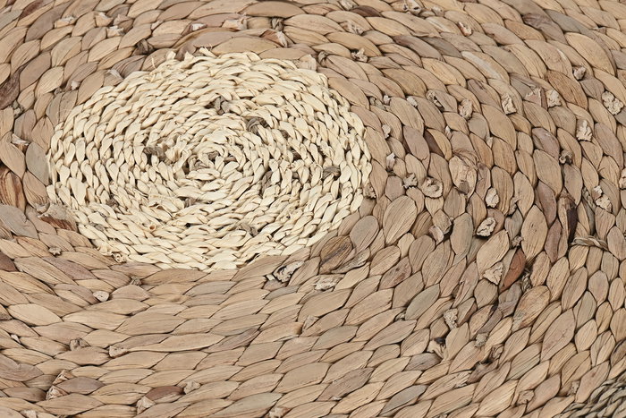 DKD Home Decor Alfombra Tropical Natural Seagrass Fibra 120 x 120 x 1 cm (2 Unidades)