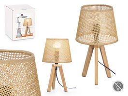 Giftdecor Lampara Sobremesa Pantalla Natural Conica 32 cm (Set de 6)