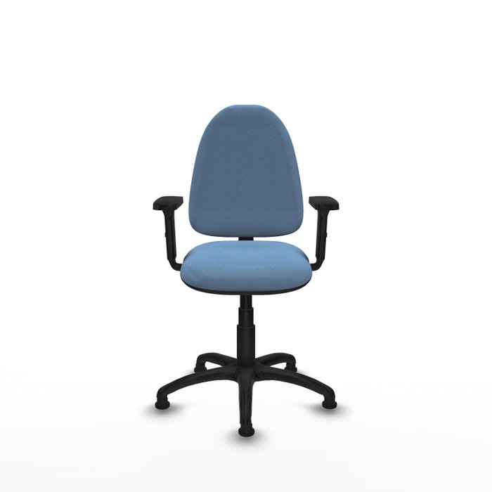 PIQUERAS Y CRESPO Silla de oficina Aýna Azul cielo con Brazos 2D