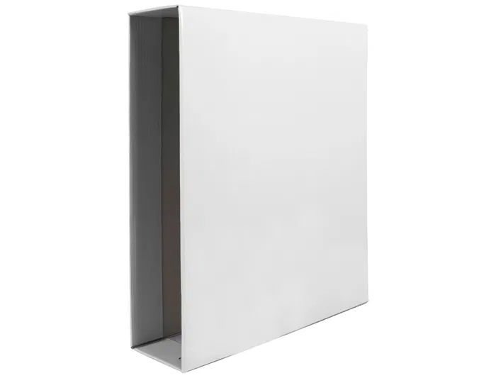 Liderpapel Caja Archivador de Palanca Documenta, Cartón Folio, Lomo 75mm, Blanca