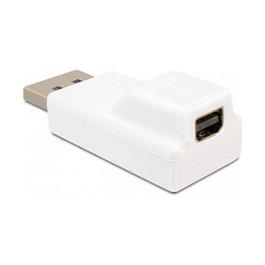 DeLOCK Adaptador DisplayPort a mini Displayport Blanco