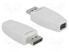 DeLOCK Adaptador DisplayPort 1.2 Macho a mini Displayport Hembra Blanco