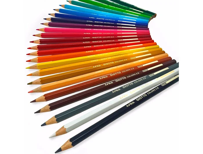 Giotto Lapices de Colores 3.0 Mina 3mm Caja de 24 Colores Surtidos