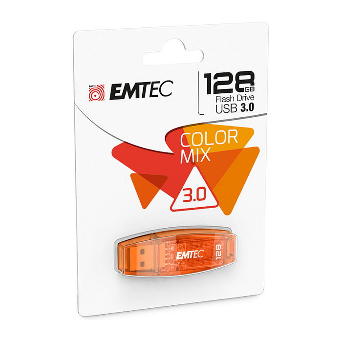 Emtec C410 Memoria USB STICK 2.0 128 GB Naranja