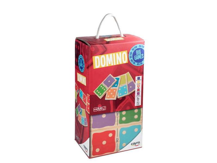 Cayro Juego Domino Gigante Madera 21x21x13 Cayro Juego Domino Gigante Madera 21x21x13