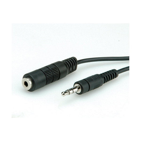 Roline Cable de Extensión de Audio 3,5 mm M/F 5 m
