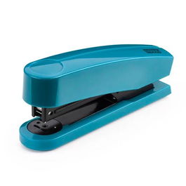 Novus B2 Colorid 2.0 24-6 Din Super Azulón Brillante Grapadora para Hogar y Oficina con Sufridera Rotativa y 3 Tipos de Grapado