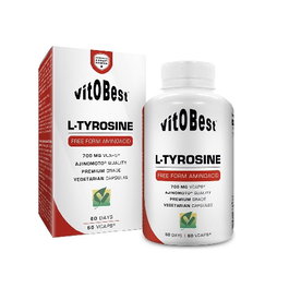 VITOBEST L-Tyrosine 60 cápsulas vegetales 700mg