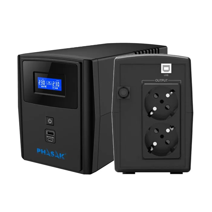 Phasak Sirius PH 7308 800VA/480W Interactivo Phasak Sirius PH 7308 800VA/480W Interactivo
