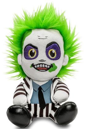 Kidrobot Beetlejuice Phunny Peluche Sentado con Atuendo a Rayas