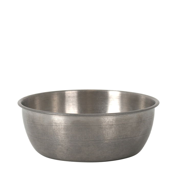 VIEJO VALLE Bol Redondo 12 cm Diámetro - Vajilla Vintage Plata - 5 cm Alto, 30 cl Capacidad (Set de 12)