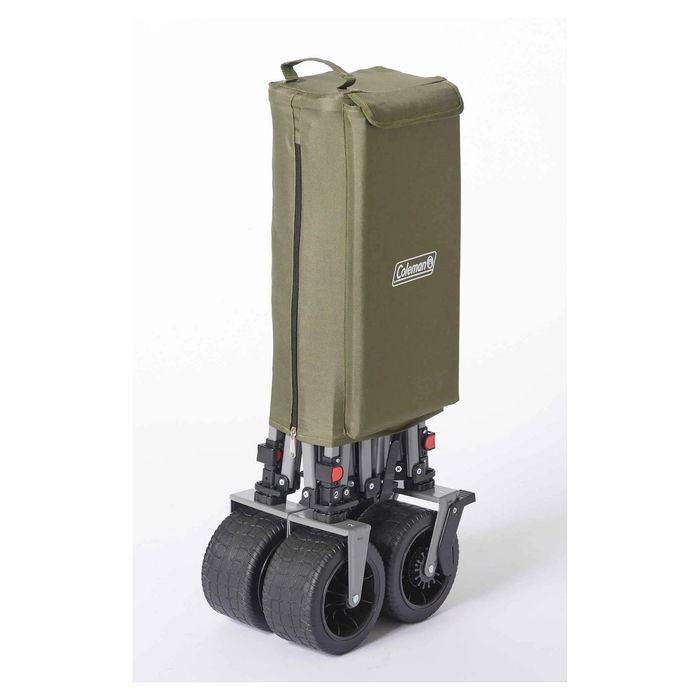 Coleman Ultimate Terrain Bollerwagen 2226531 - Carro de Transporte Plegable, Verde, 180 kg de Carga, 132 L