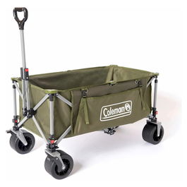 Coleman Ultimate Terrain Bollerwagen 2226531 - Carro de Transporte Plegable, Verde, 180 kg de Carga, 132 L
