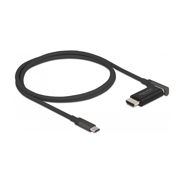 DeLOCK Cable adaptador USB Type-C a HDMI 4K 60 Hz magnético 1,20 m