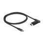 DeLOCK Cable adaptador USB Type-C a HDMI 4K 60 Hz magnético 1,20 m
