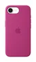 Apple iPhone 16e Funda Silicona Fucsia - MD3W4ZM/A - Protección con Microfibra, 55% Reciclada