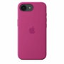 Apple iPhone 16e Funda de Silicona - Fucsia
