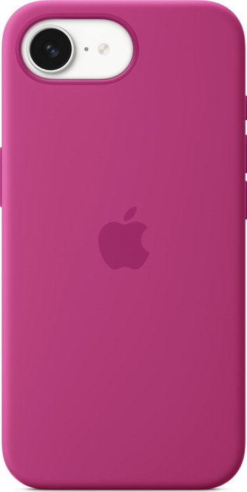Apple iPhone 16e Funda de Silicona - Fucsia Apple iPhone 16e Funda de Silicona - Fucsia
