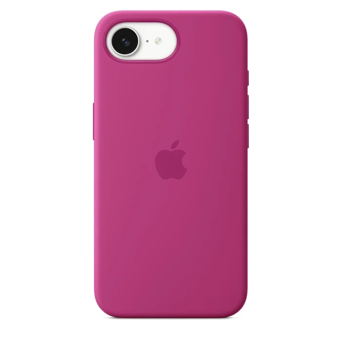 Apple iPhone 16e Funda de Silicona - Fucsia Apple iPhone 16e Funda de Silicona - Fucsia