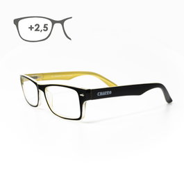 EL CHARRO Gafas de lectura Kansas Negro/Amarillo +2,5